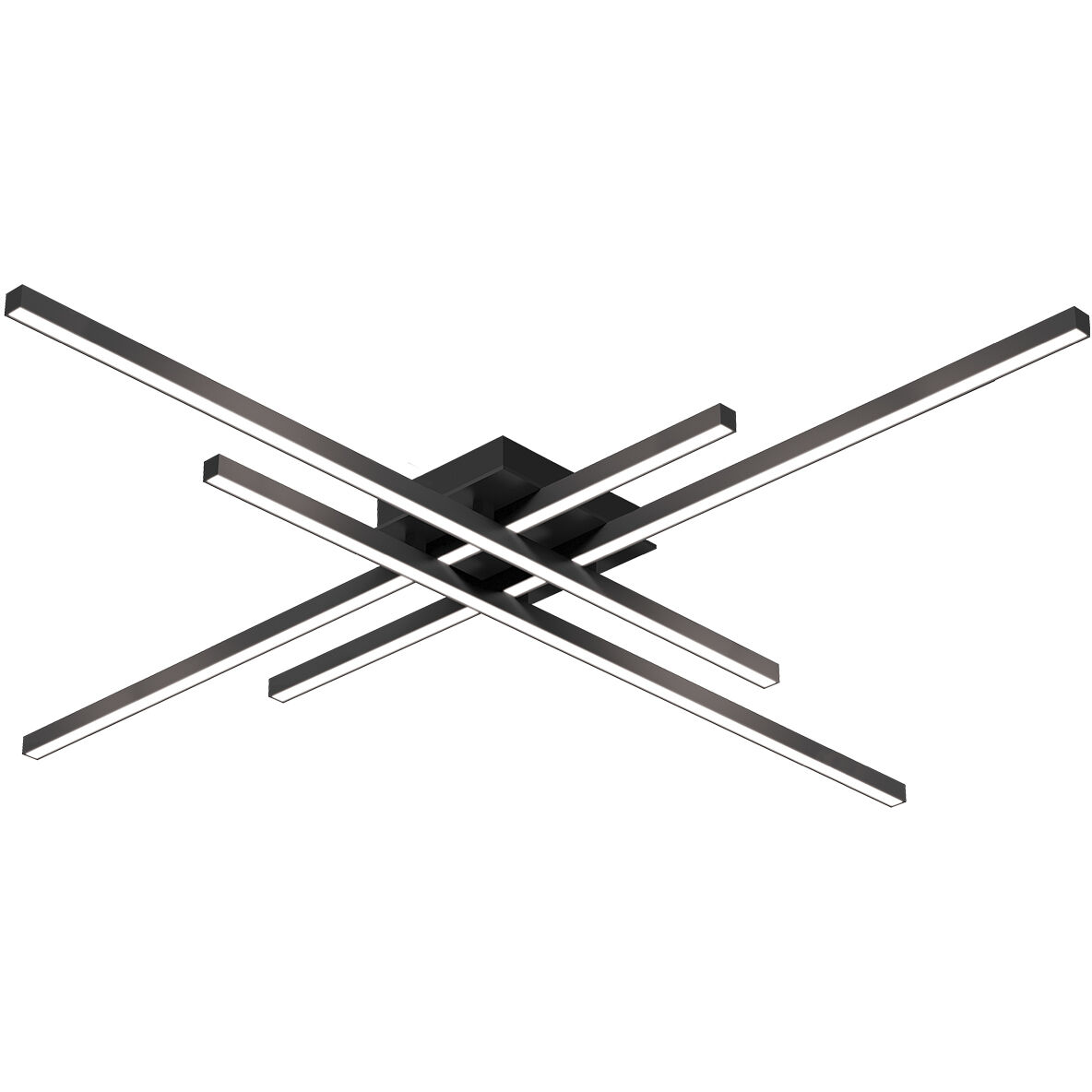 Vega Minor LED 46.5 inch Black Flush Mount Ceiling Light